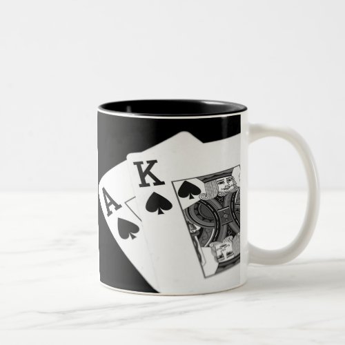 Playing Cards Poker Im All In Two_Tone Coffee Mug