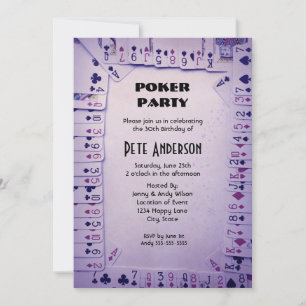 Playing Cards Poker Party Birthday