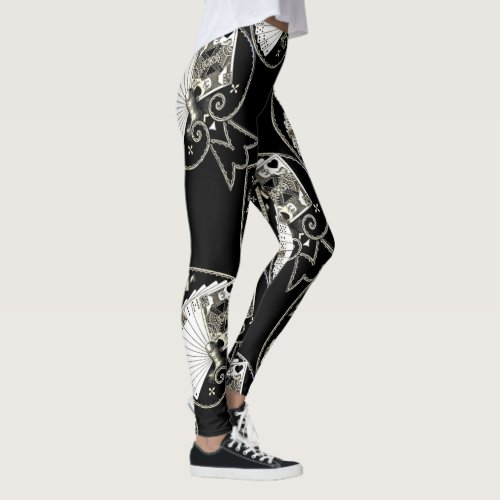 Playing Cards Poker Yoga Pants Running