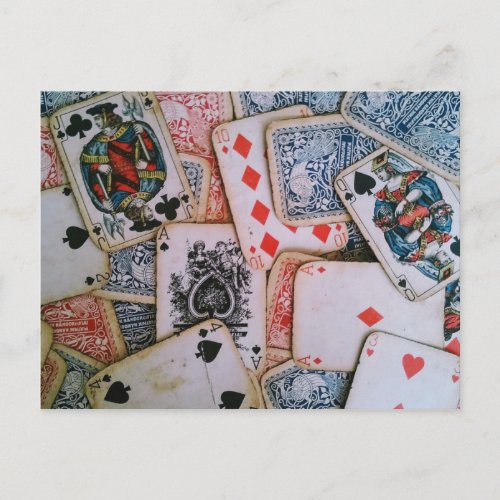 Playing Cards Postcard