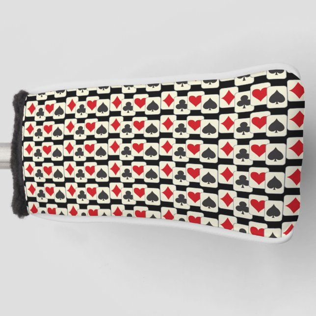 Playing Cards Quartet Golf Head Cover (Front)
