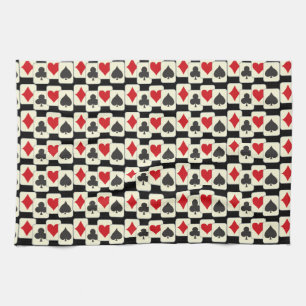 Playing Cards Quartet Kitchen Towel