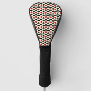 Playing Cards Quartet Pattern Golf Head Cover