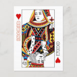 Playing Cards Queen + King Of Hearts Save The Date at Zazzle