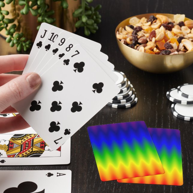 Playing Cards - Rainbow Wave (In Situ)