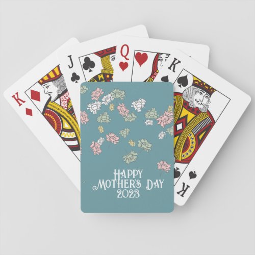 Playing Cards Retro Floral Collection
