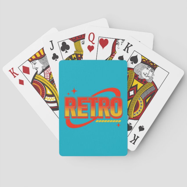 Playing cards. Retro. Poker Cards (Back)