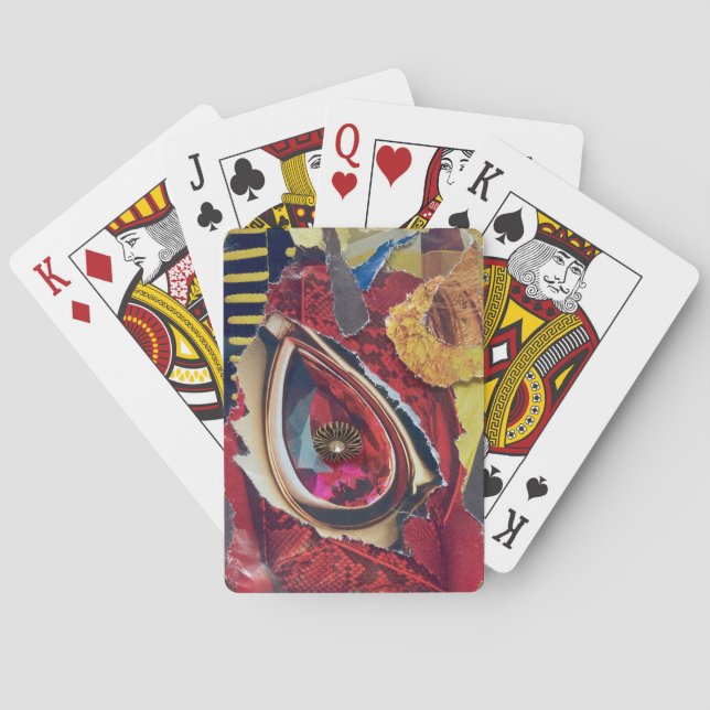 Playing Cards: Ruby Gem Poker Cards (Back)
