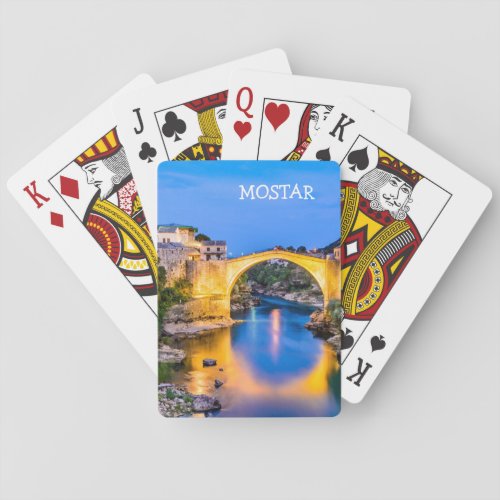 Playing Cards Standard Index faces Mostar Playing Cards