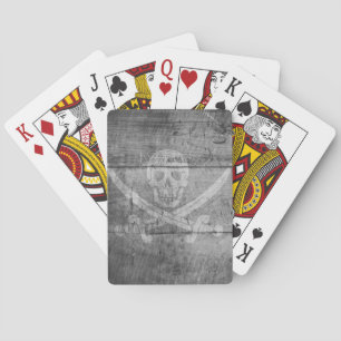 Playing Cards, Standard Index Faces - Skull Poker Cards
