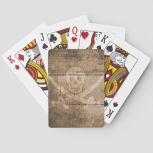 Playing Cards, Standard Index Faces - Skull Poker Cards