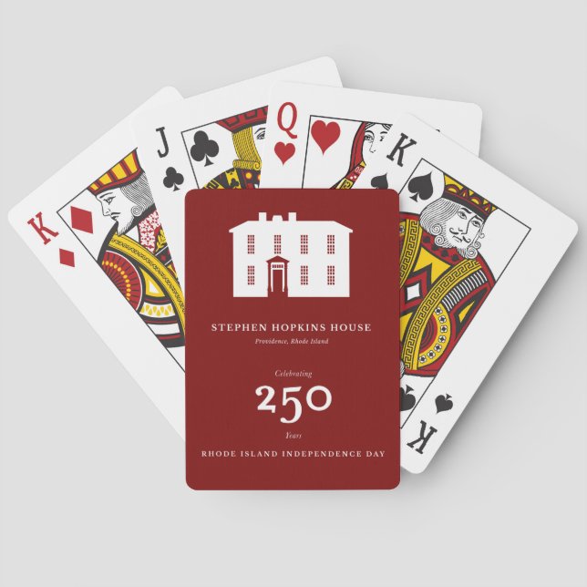 Playing Cards — Stephen Hopkins House (Back)