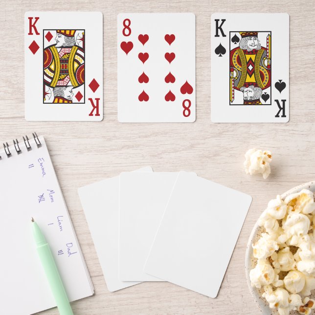 Playing Cards, Style: Jumbo Poker Cards (Insitu (Game Night))