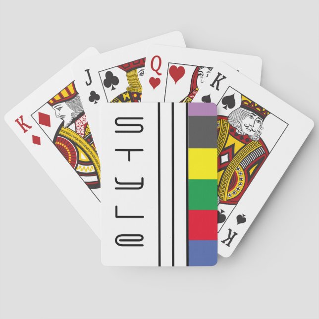 Playing Cards(stylish) Poker Cards (Back)