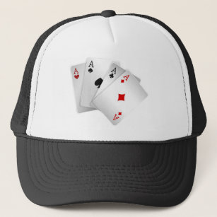 playing cards Suit heart Diamond Club Speed Trucker Hat