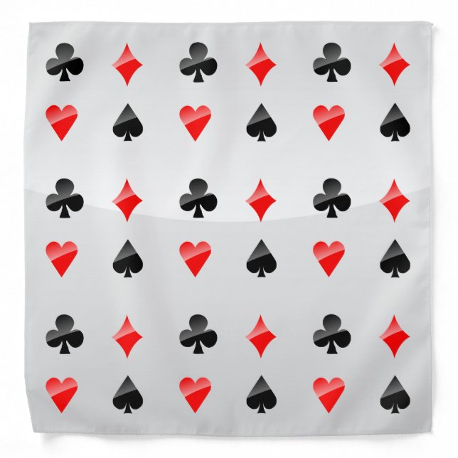 Playing Cards Suits Bandana (Front)