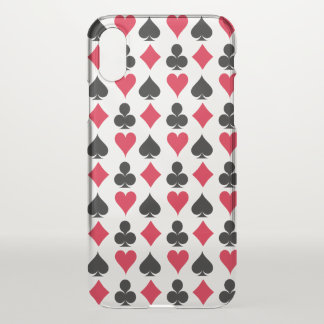 Playing cards symbols pattern iPhone x case