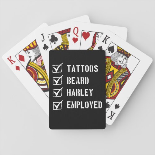 PLAYING CARDS THAT TICK ALL THE BOXES