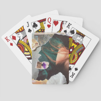 Playing Cards: The Emerald Cave Collage Poker Cards