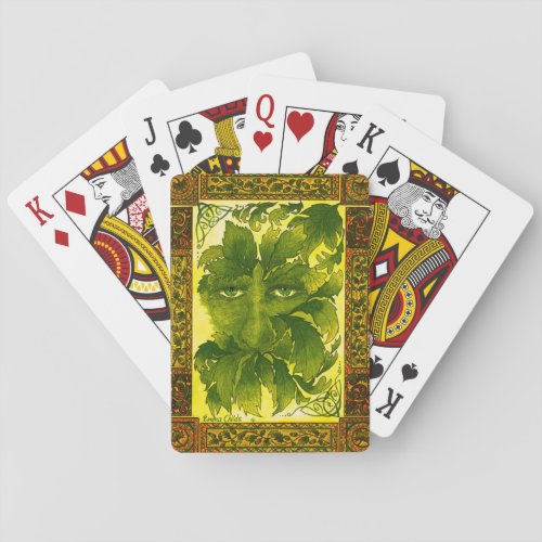 Playing Cards The green Man