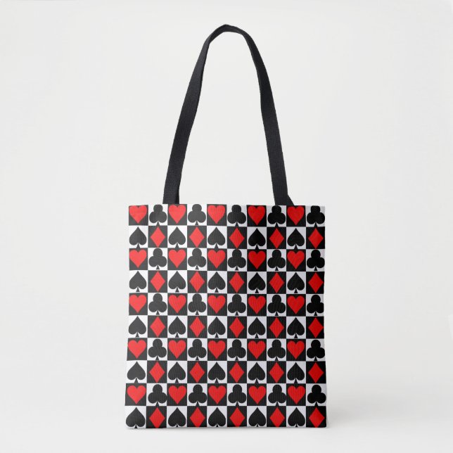 Playing cards tote bag (Front)