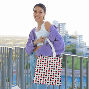 Playing cards tote bag