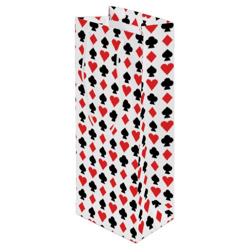 Playing Cards Wine Gift Bag