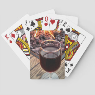 PLAYING CARDS, WINE GLASS, GIFTS, FAVORS POKER CARDS