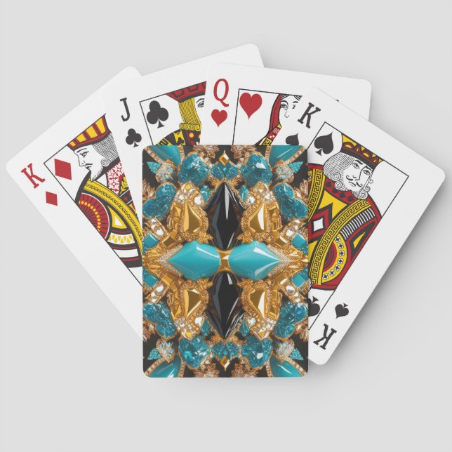 Playing Cards with bahamian colors (Back)