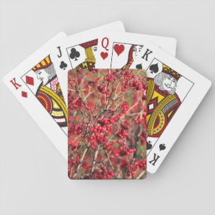 Playing Cards with Berries and Jumbo Index