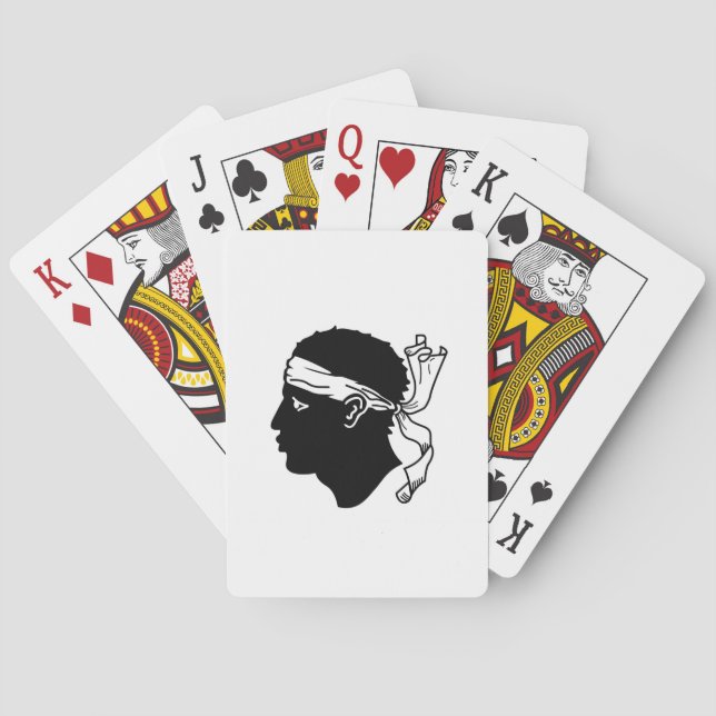 Playing Cards with flag of Corsica (Back)