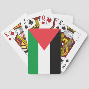 Playing Cards with flag of Palestine