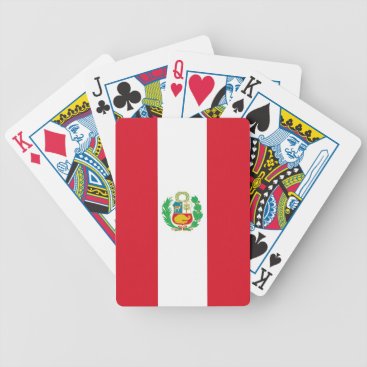 Playing Cards with Flag of Peru Playing Cards with Flag of Peru