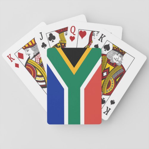 Playing Cards with Flag of South Africa