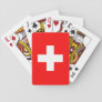 Playing Cards with Flag of Switzerland