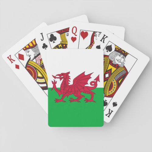 Playing Cards with Flag of Wales