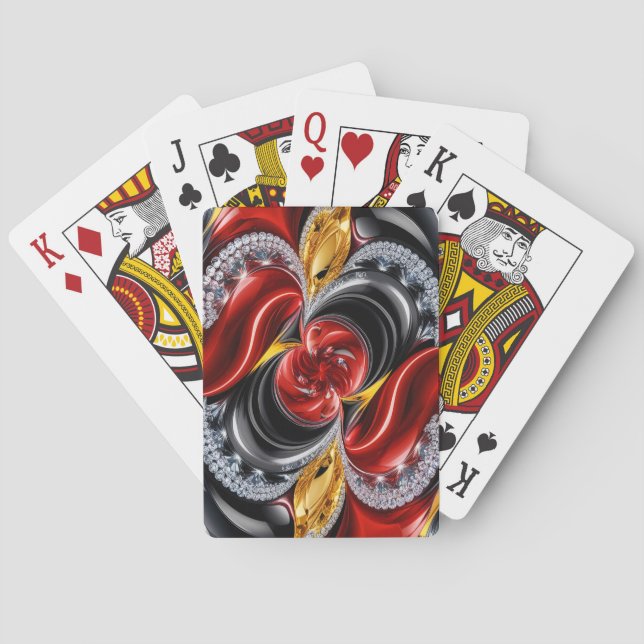 Playing Cards with German Colors (Back)