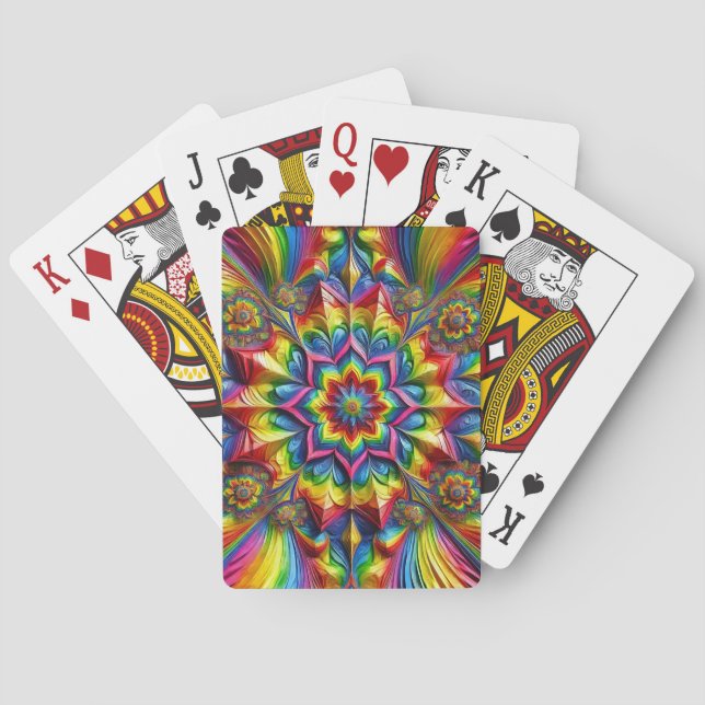 Playing Cards with LGBTQ Colors (Back)