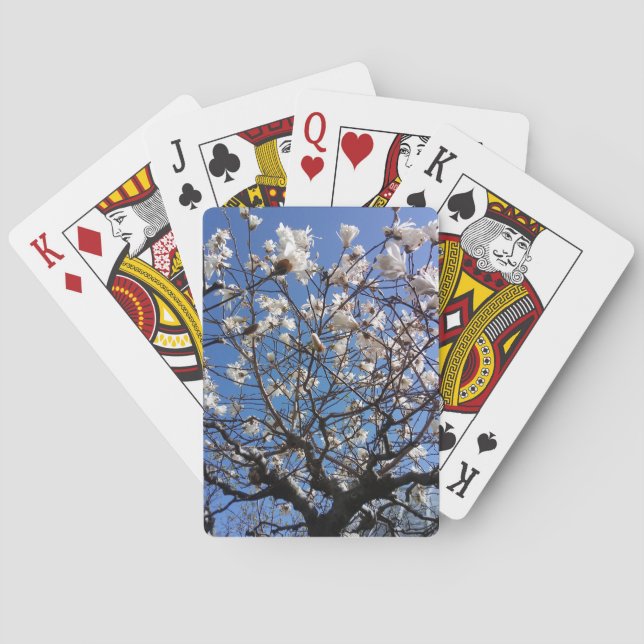 Playing cards with pretty nature photo (Back)