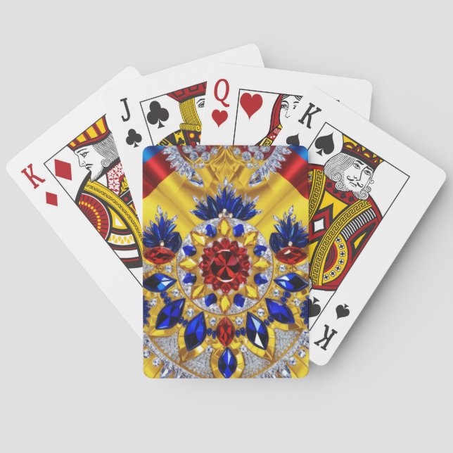 Playing Cards with Romanian Colors (Back)