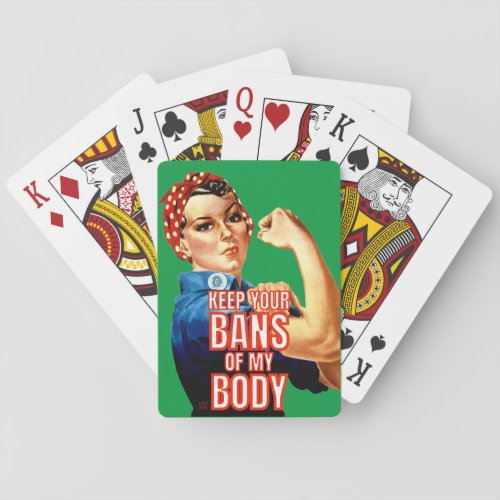 playing cards  WOMENS RIGHTS 101