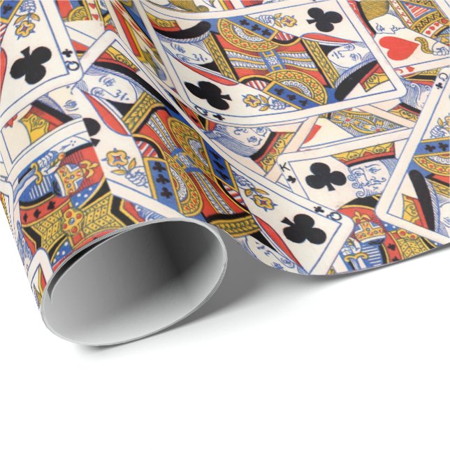 Playing cards Wrapping Paper (Roll Corner)