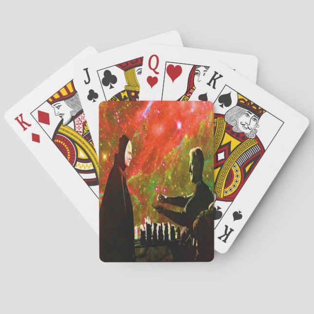 Playing Chess with Death Poker Cards (Back)