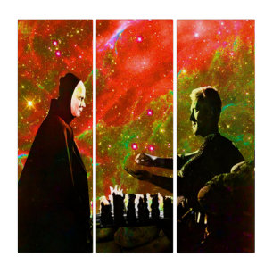Playing Chess with Death Triptych