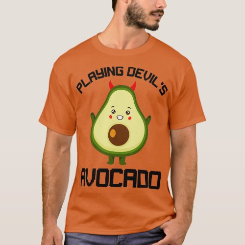 Playing devils avocado T_Shirt