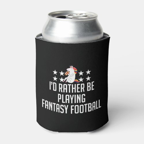 Playing fantasy football Unicorn Can Cooler