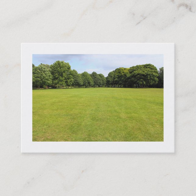 Playing Field (Bordered) Business Card (Front)
