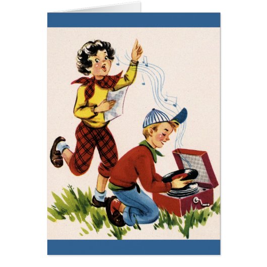 Playing Fifties Records (Front)