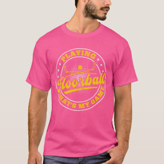 Playing Floorballhats My Game Floorball Game vinta T-Shirt