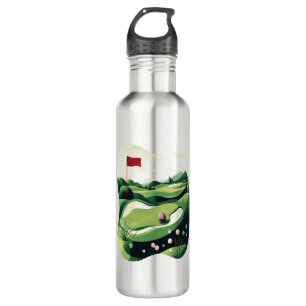 Playing Golf Field Stainless Steel Water Bottle